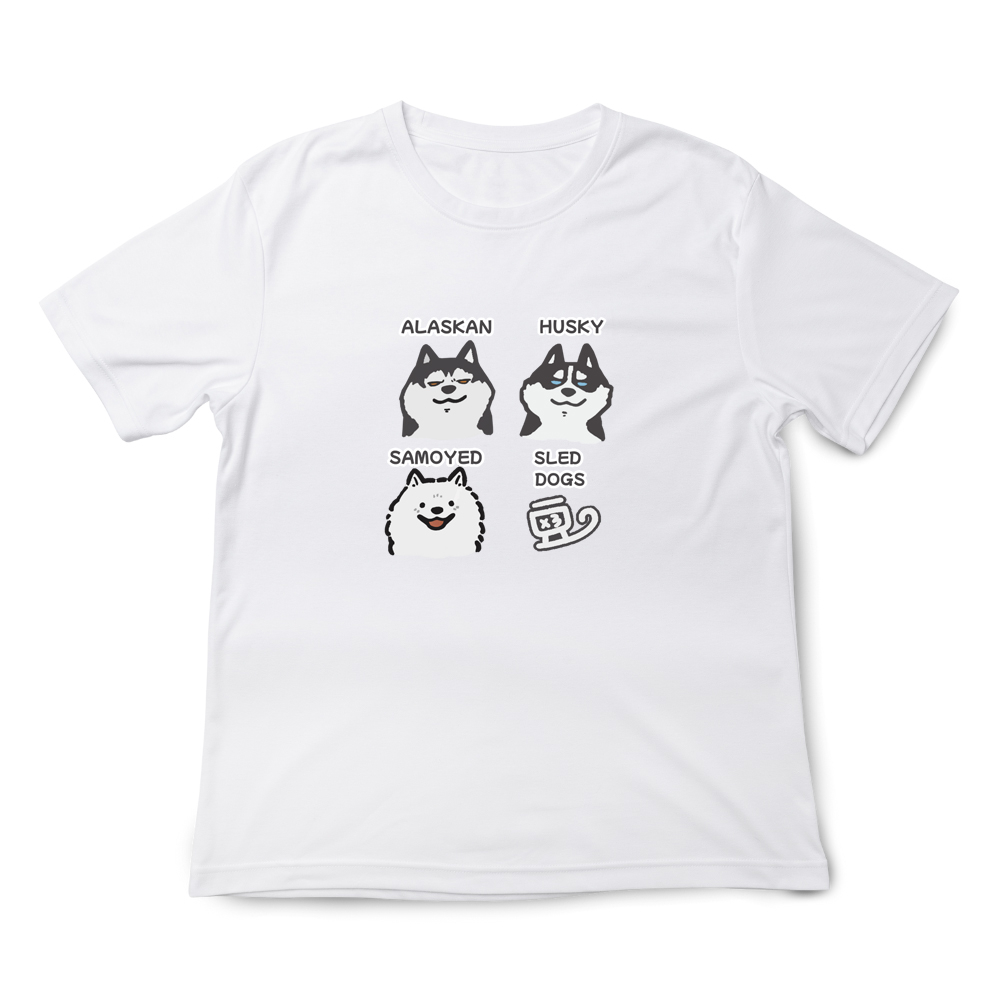 JZ TEE 雪橇三兄弟 印花短袖T恤, , large