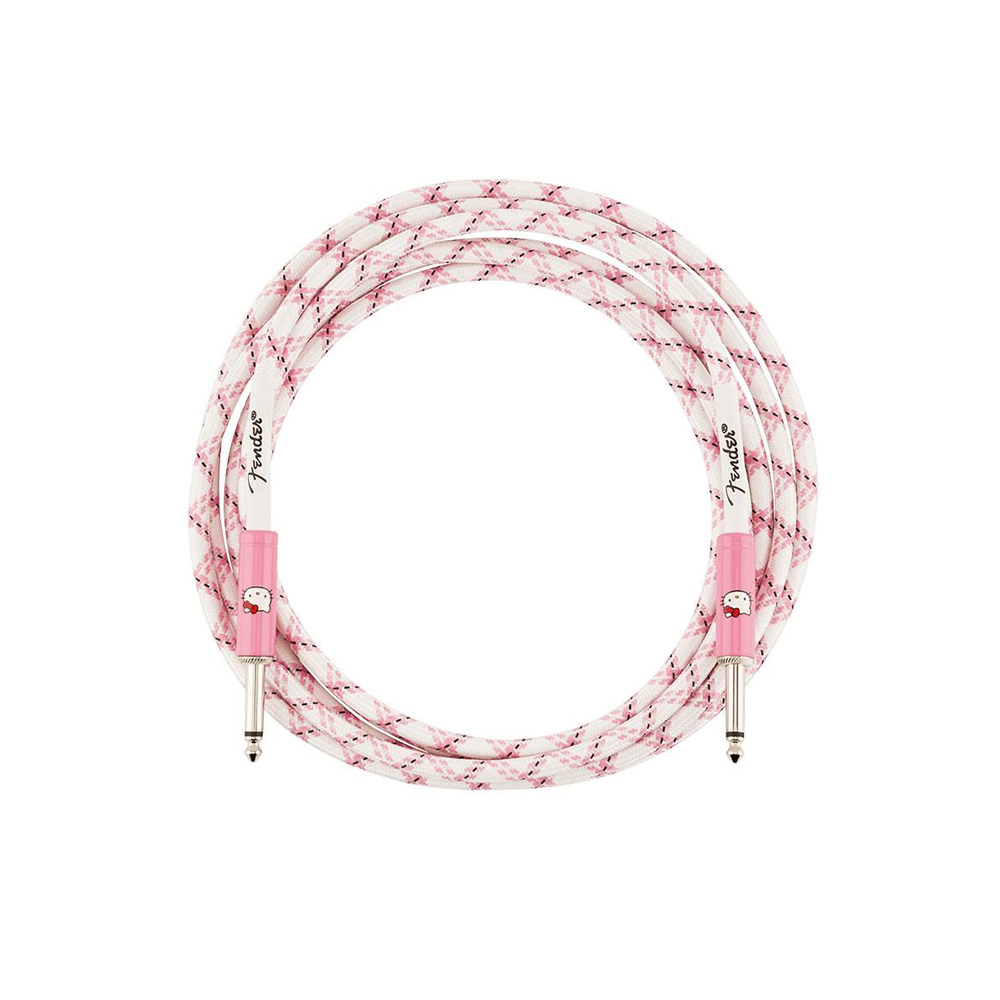 Fender x Hello Kitty White/Pink Woven Cable, , large