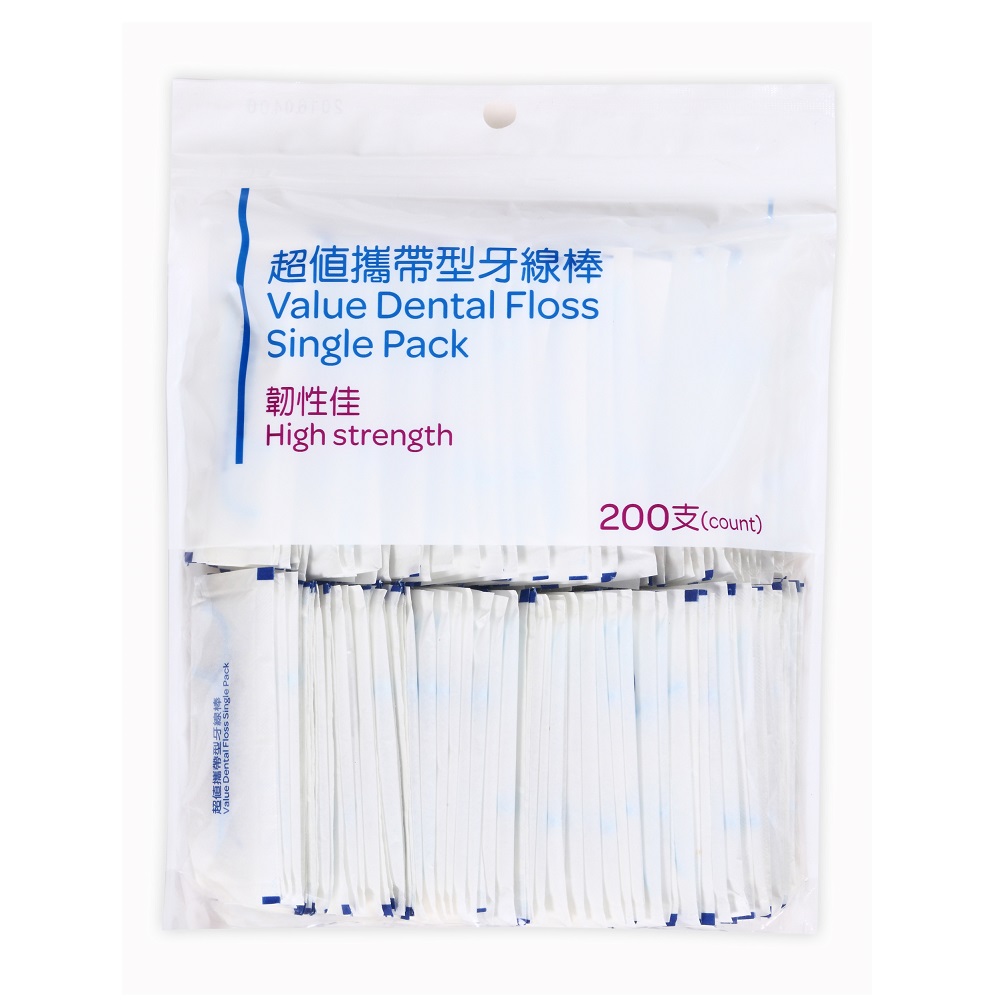 家樂福超值單支攜帶型牙線棒