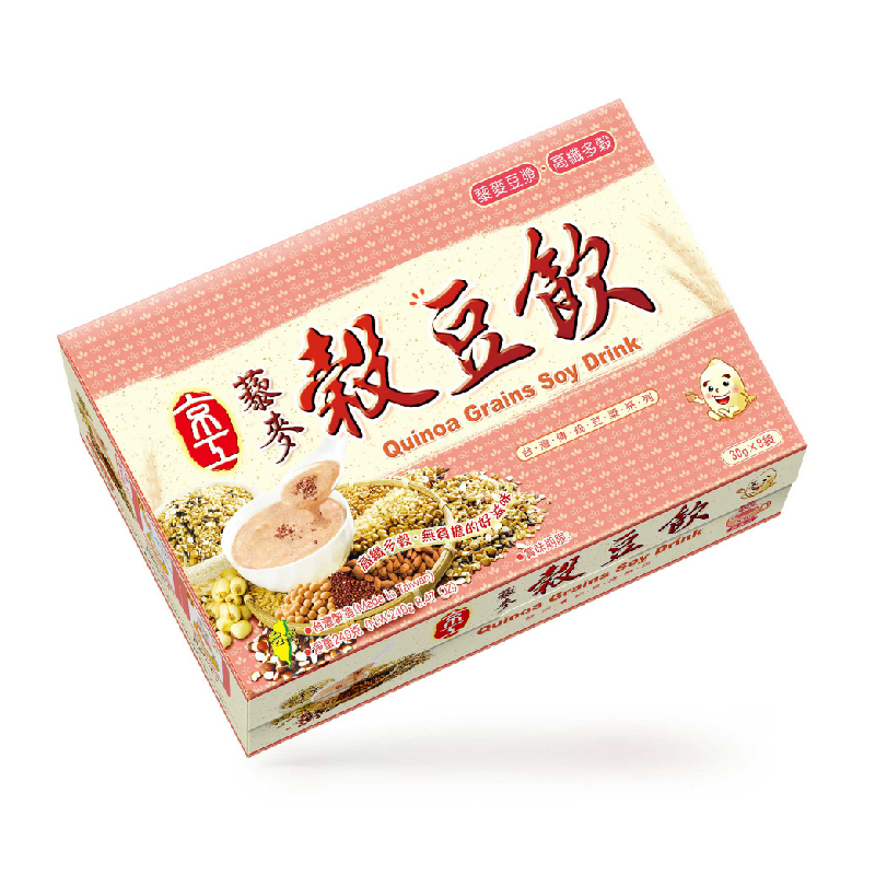 【京工】 藜麥榖豆飲30g*8包/盒 即沖即飲 常温 奶素食, , large