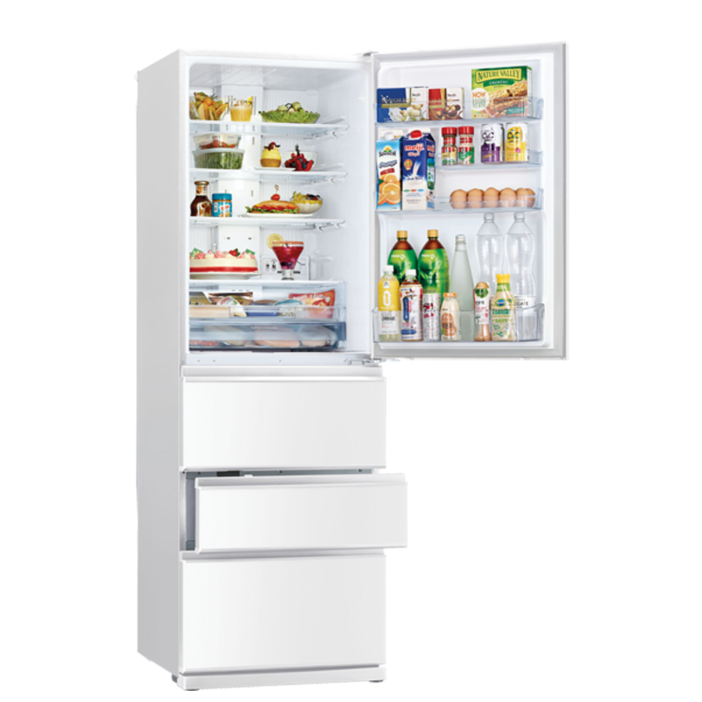 MITSUBISHI 395L Grade 1 Energy Efficient Inverter Right-Side Four-Door Refrigerator MR-N40ET-W-C, , large