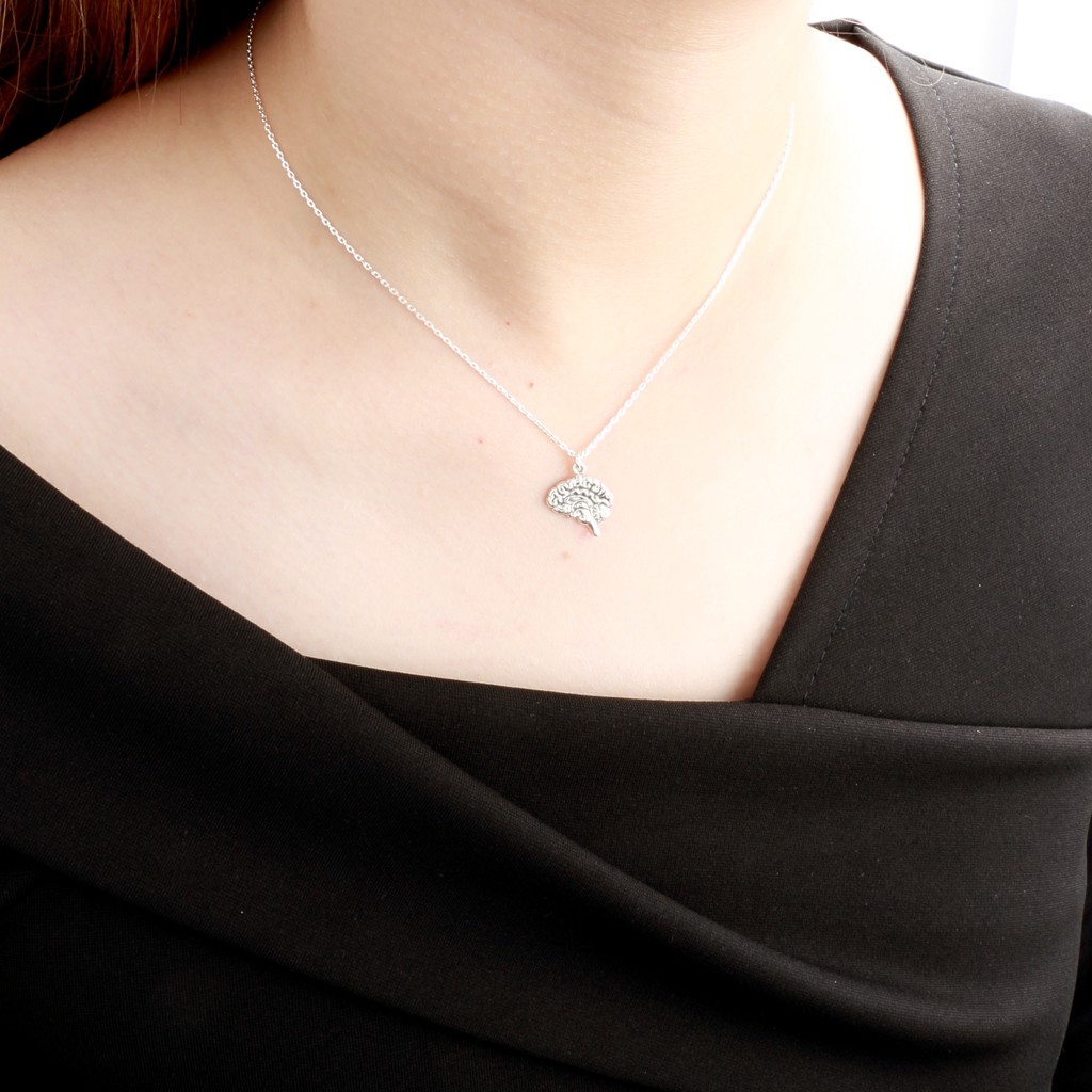 【Angel & Me】Brain love s925 sterling silver necklace Valentine's Day gift, , large