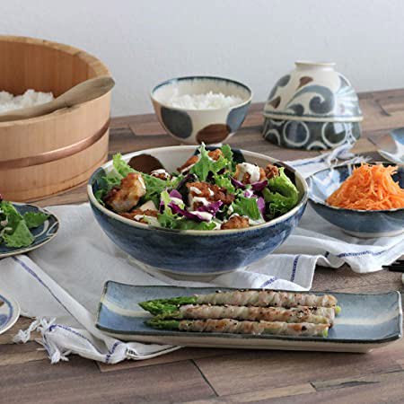 【毓秀堂】AWASAKA 筆青 陶瓷麵碗(百丸), , large