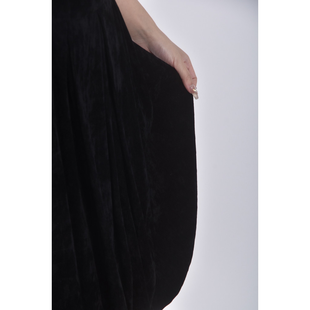 (M) fashion show質感無袖黑色洋裝二手衣, , large