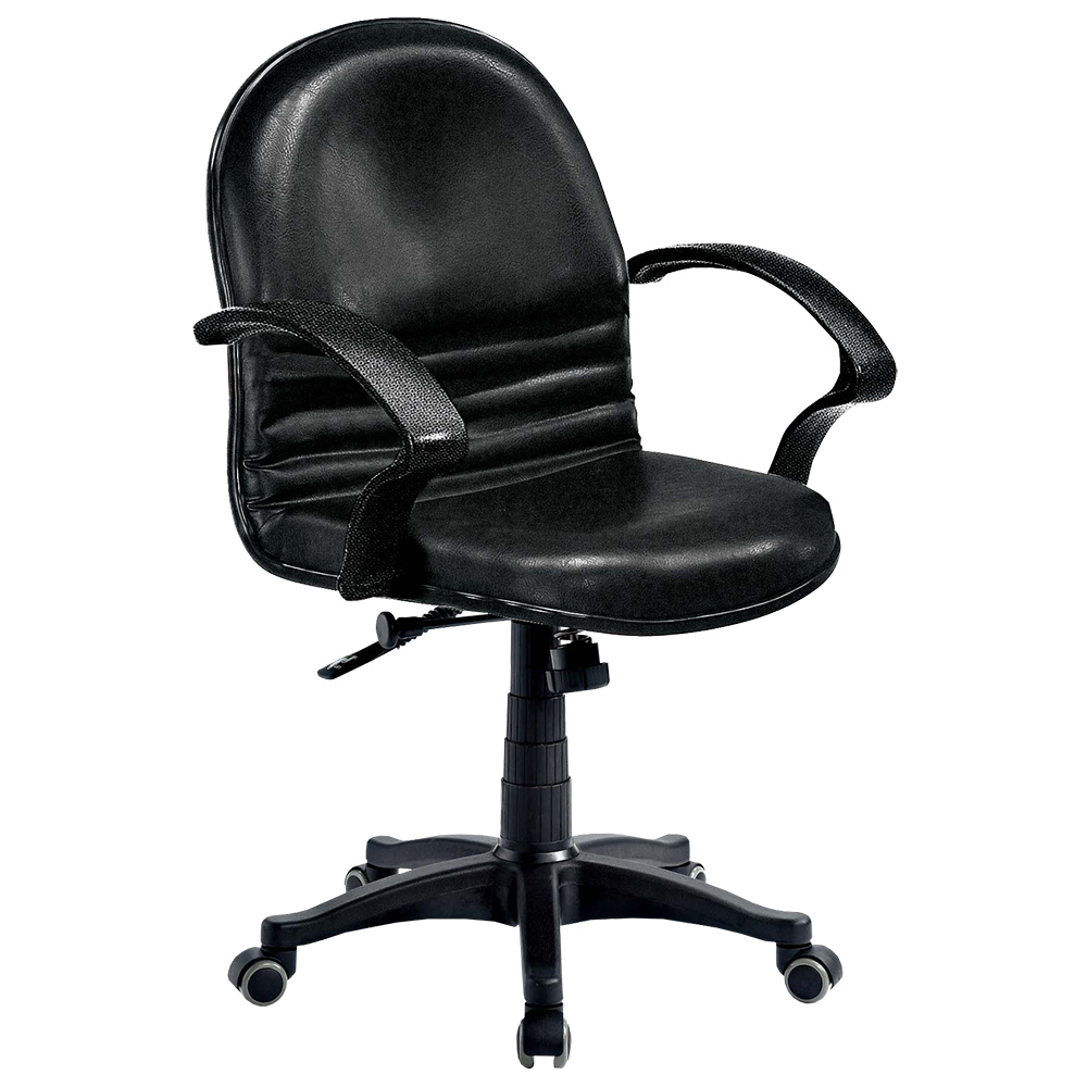 【Hampton 漢汀堡】米克黑皮辦公椅, , large