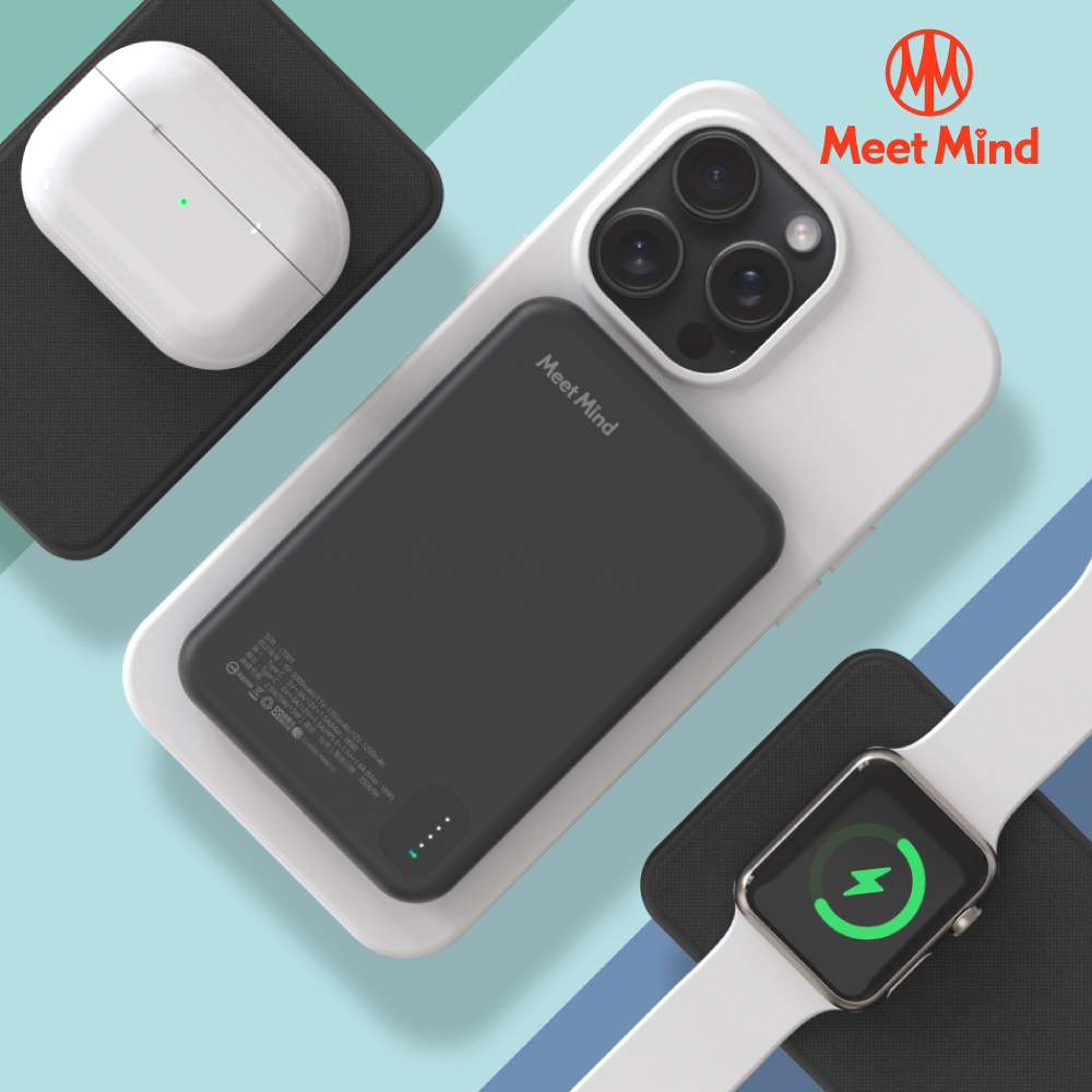 [Meet Mind] 5000mAh Mini Magsafe magnetic triple-use fast charging power bank