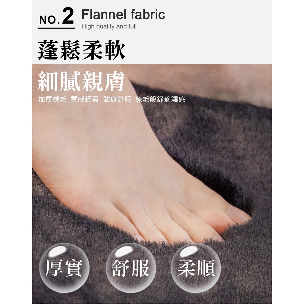 【格藍傢飾】布雷克仿兔毛超柔地毯 AIRFit氧活力 客廳茶几毯地墊臥室房間, , large