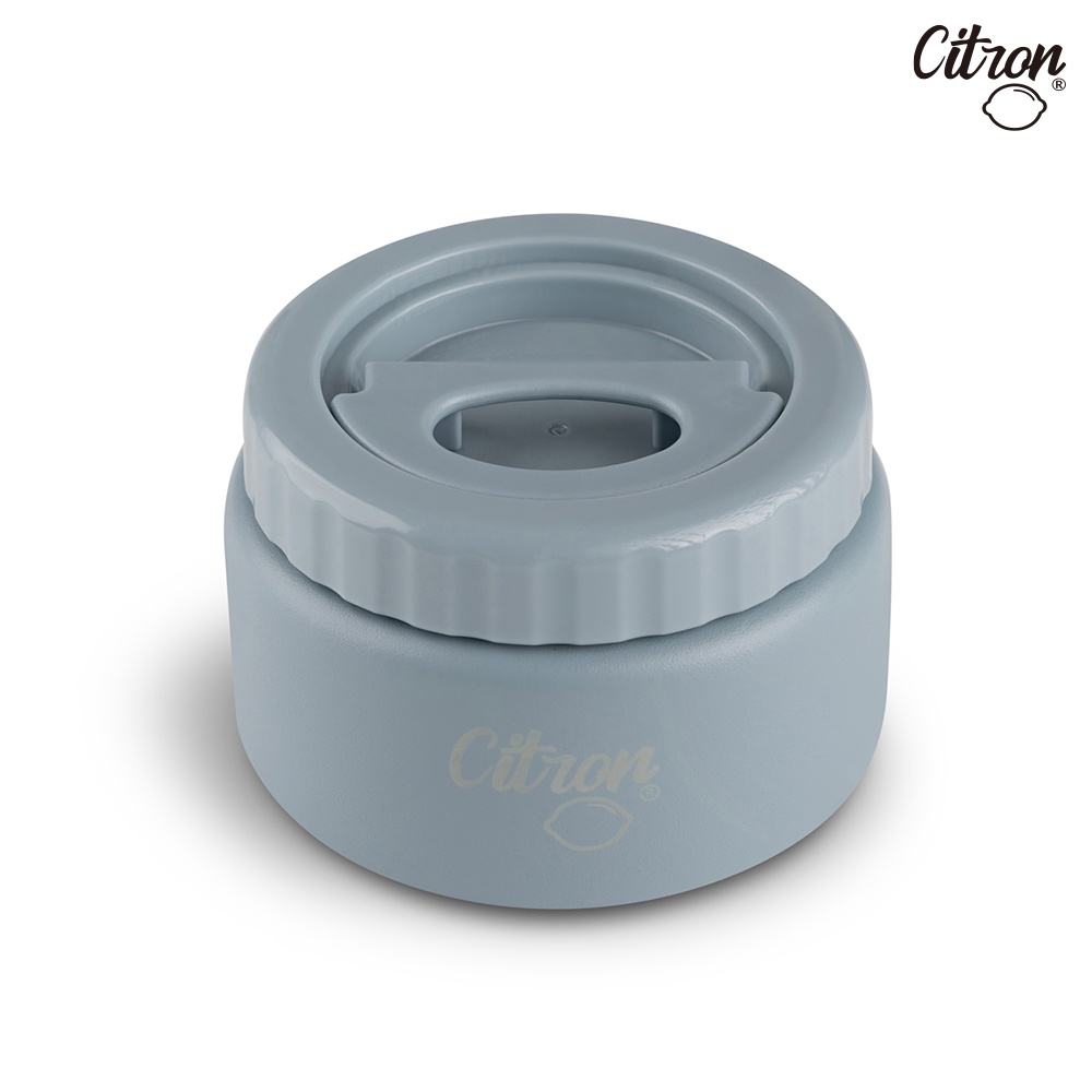 官方直營【Citron】雙層食品保溫罐_霧靄藍, , large