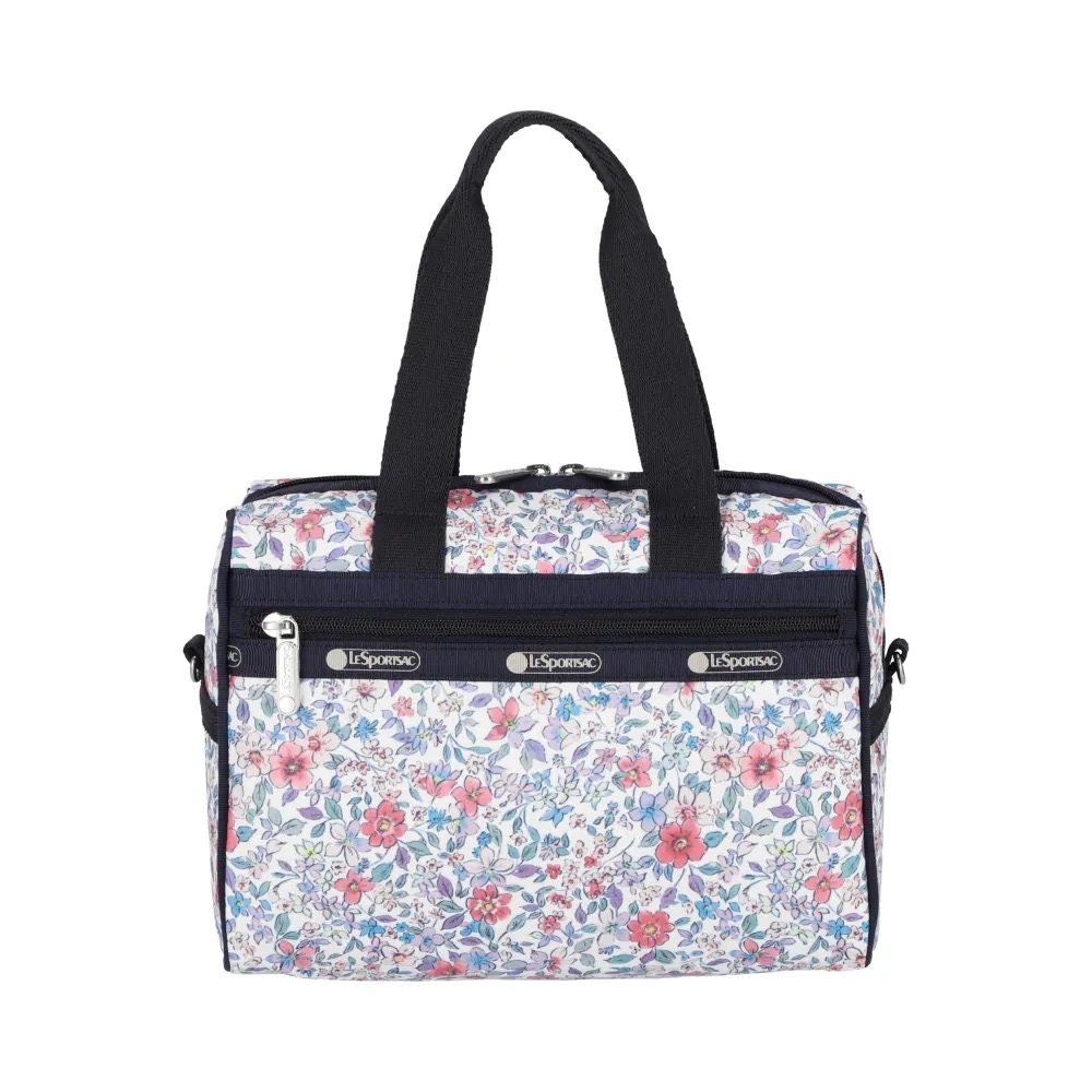 LeSportsac EVERYDAY SM SATCHEL 小型日常兩用包 - 織錦花語, , large