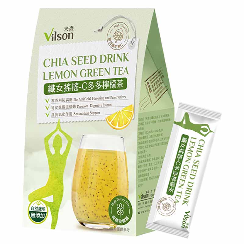 【米森 vilson】纖女搖搖-C多多檸檬茶(8gx10包/盒), , large