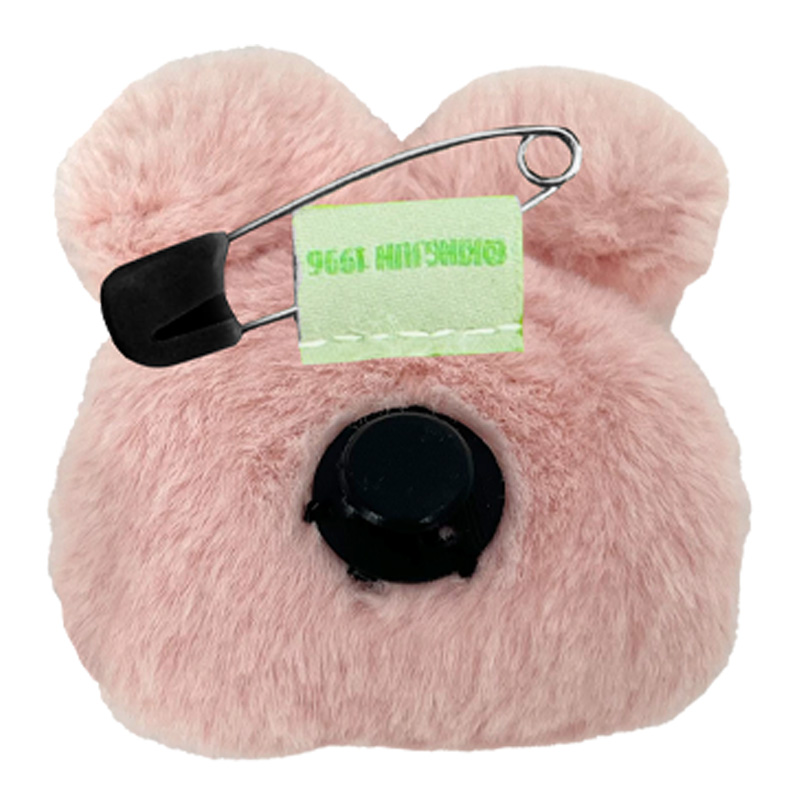 [九越]KINGJUN絨毛別針飾扣-蠢兔, , large