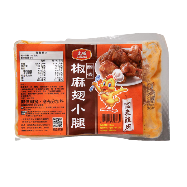 大成冷凍椒麻翅小腿330g, , large