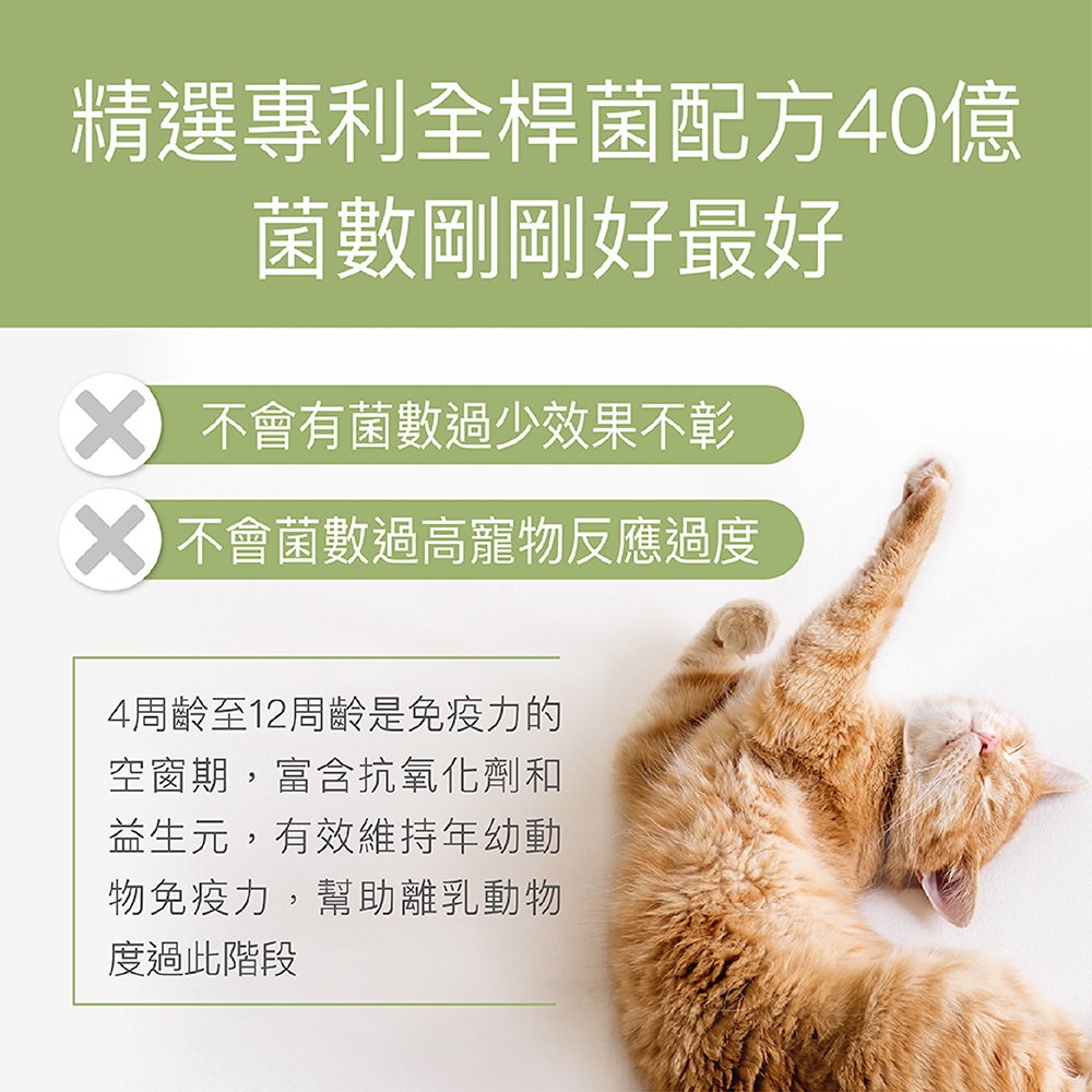 【FJ豐傑生醫】365寵物全方位益生菌30顆/袋-臨床獸醫X營養師研發精製。貓狗腸胃調理x綜合營養, , large