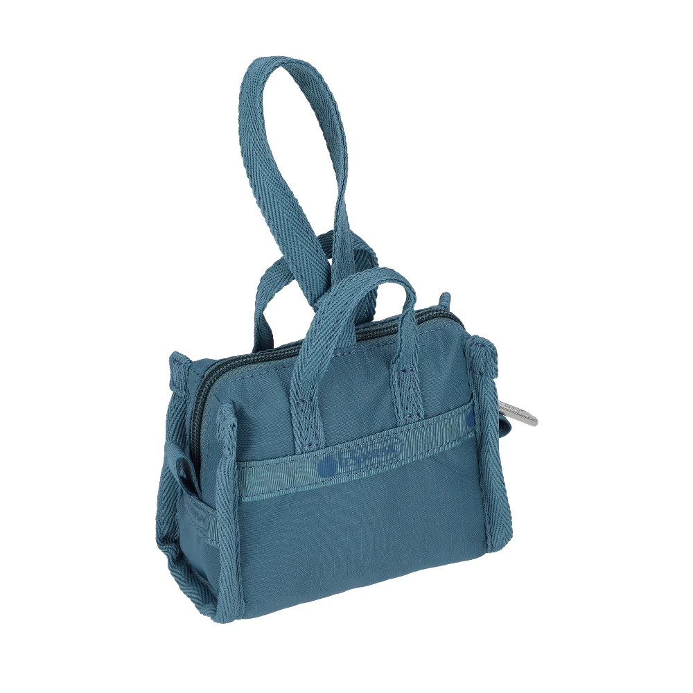 Lesportsac Micro Weekender Charm 小吊掛飾零錢包 收納袋(靛藍色), , large