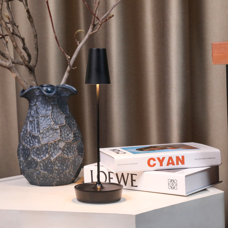 【可易家電】日本MoriMori LED T-Light ALTO 金屬復古氛圍燈-黑色 FTL-23AL-BK, , large