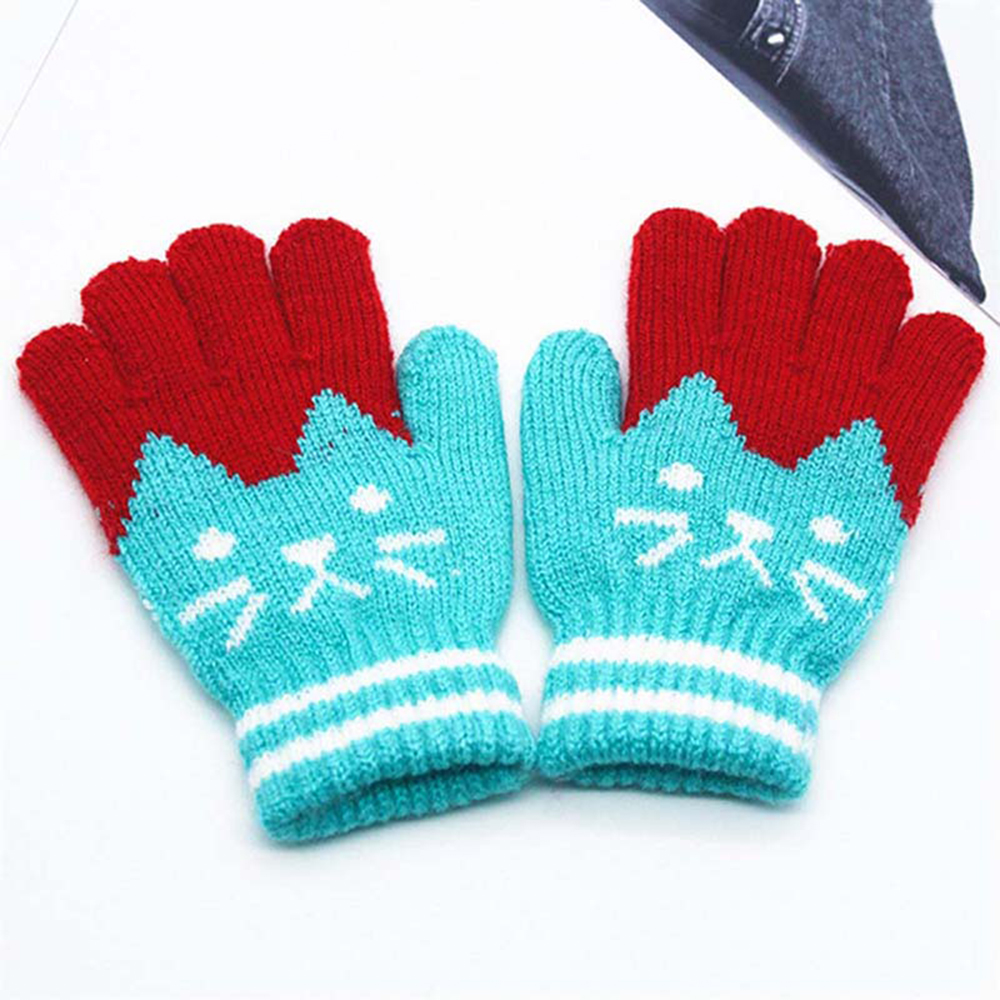Cozy Cat Knit Mittens, , large