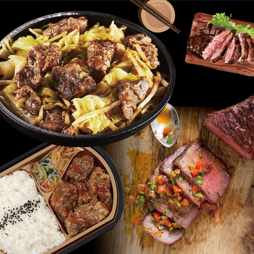 豪鮮牛肉 美國穀飼精修上肩牛肋切段5包(200g&plusmn;10%/包), , large