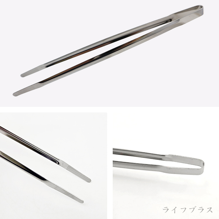 日本製ECHO不鏽鋼細長料理夾-3支, , large