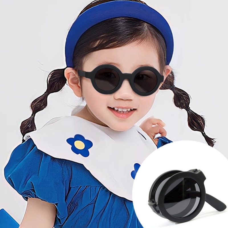 KIDs sunglasses-BLACK, , large