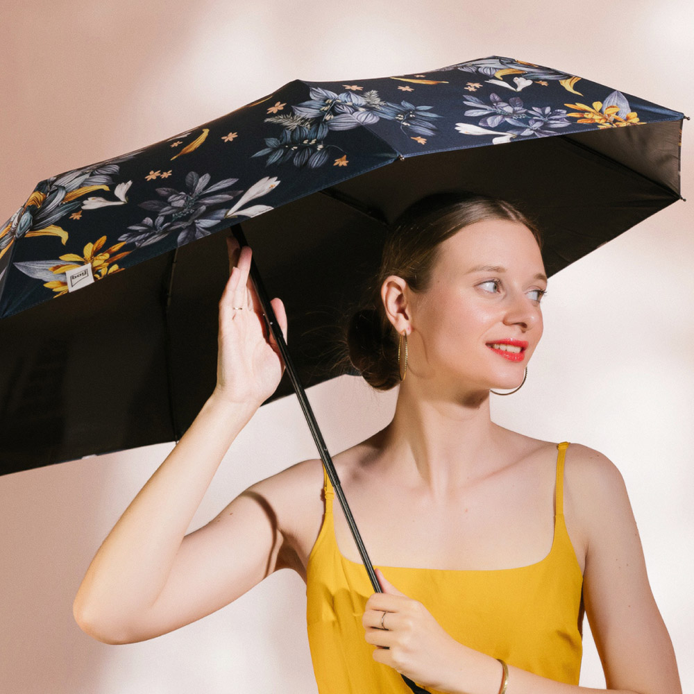 德國boy全遮光防曬晴雨傘(金色花束), , large