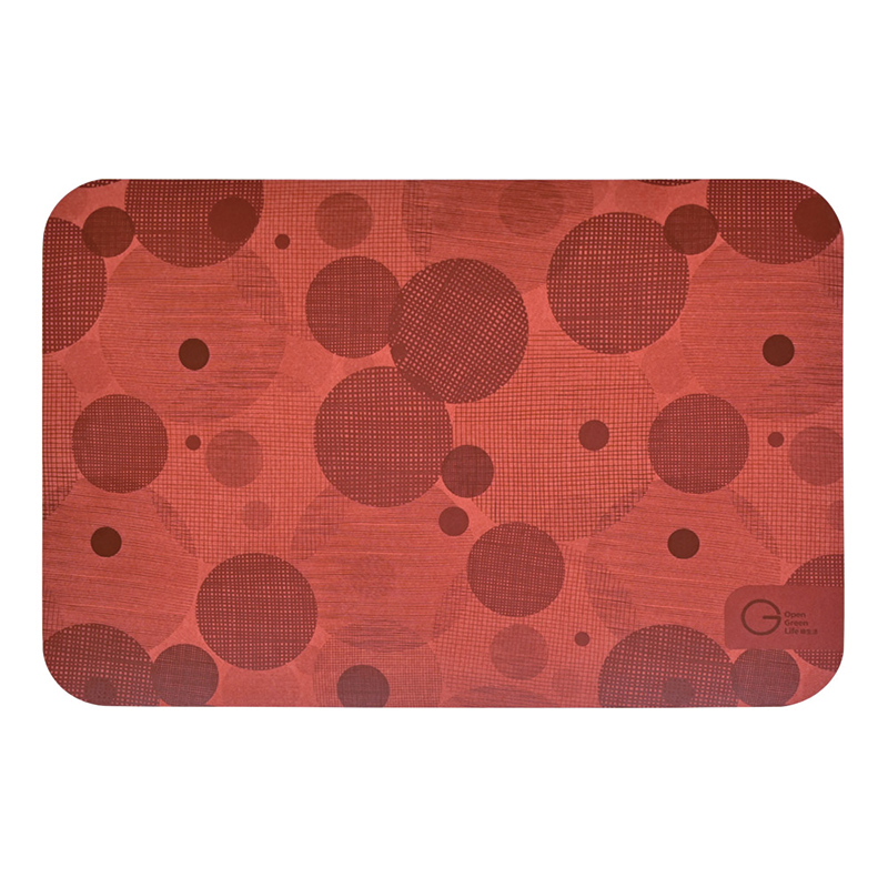 【Monster】Thick Soft Diatomaceous Earth Absorbent Mat – Circle Flow (60x40cm) – Exotic Rose, , large