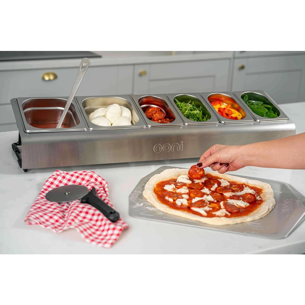 [OONI戶外窯烤爐]食材備料台Pizza Topping Station（備料桌 備料神器 備餐台 沙拉吧 保鮮展示檯 沙拉盒）, , large