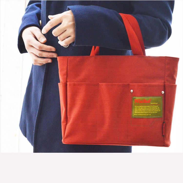 【Niche 樂奇】輕盈手提包 拉鍊手提袋 多隔層收納包 包中包 購物袋  NCL-5313, , large