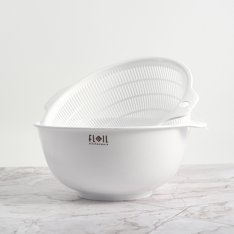 日本製NAKAYA雙層瀝水籃組-小-19cm-3組, , large