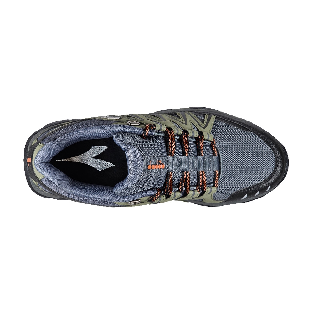 DIADORA迪亞多那 風暴戶外越野鞋 男運動鞋 登山鞋 男鞋 防潑 足弓支撐 緩衝 吸震 耐磨 緩震 防滑 灰綠 黑藍, , large