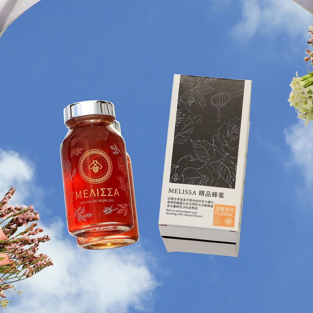【Melissa】台灣小農嚴選 清香百花蜜蜂蜜210gX2, , large