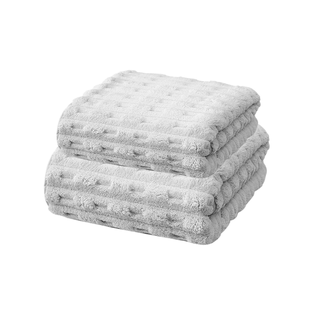 【Besthot】柔膚格紋大浴巾, , large