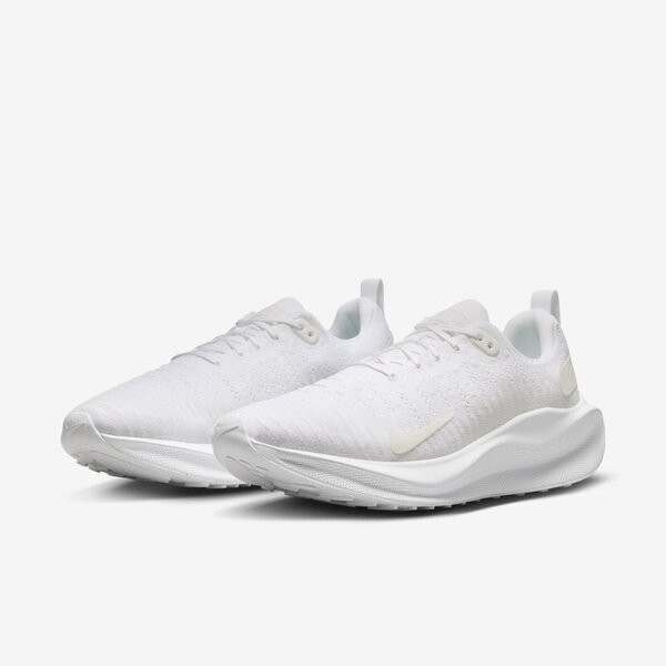 Nike ReactX Infinity Run 4 男 慢跑鞋 路跑 訓練 緩震 耐磨 全白 [DR2665-103], , large