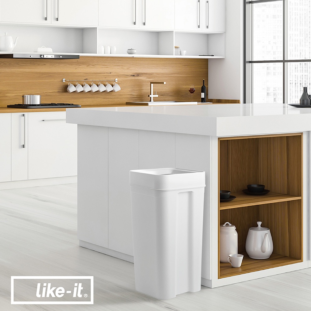 Like-it｜Seals 簡約開口式垃圾桶 45L, , large