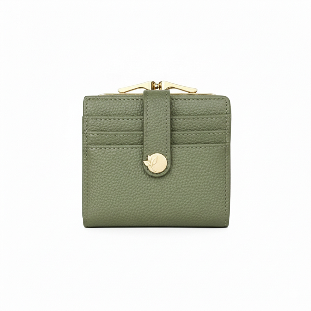 LEAFIN 經典卡片夾口金包 仕女 皮夾 女夾 卡片收納 人氣女用皮夾 女夾, , large