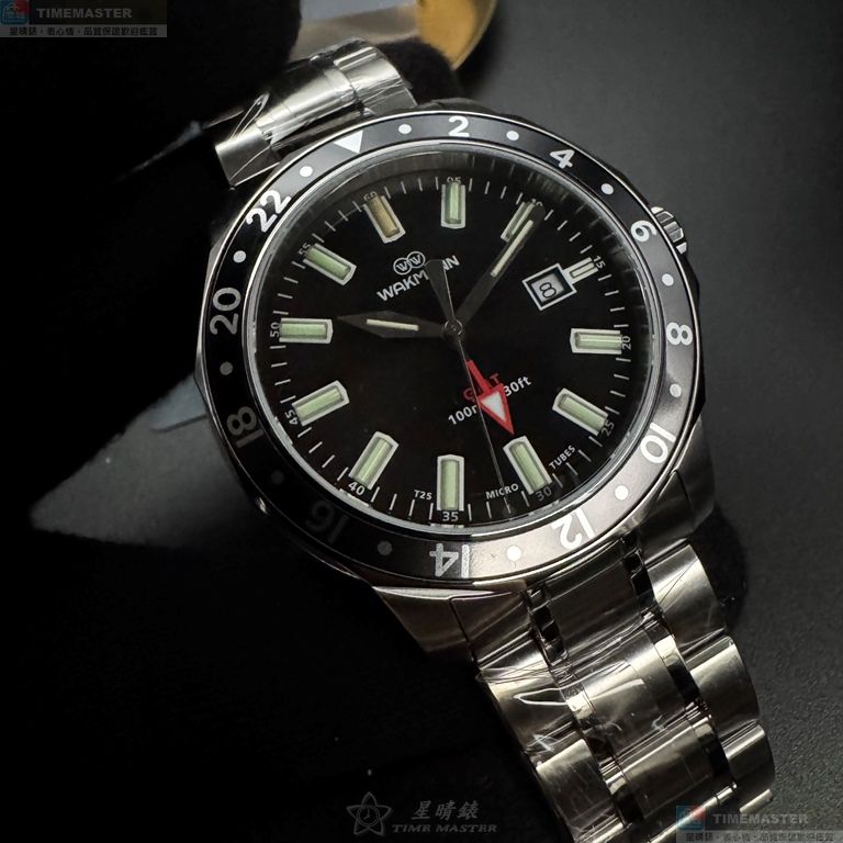 [TIMEMASTER] WAKMANN watch, 46mm, WA00042, , large