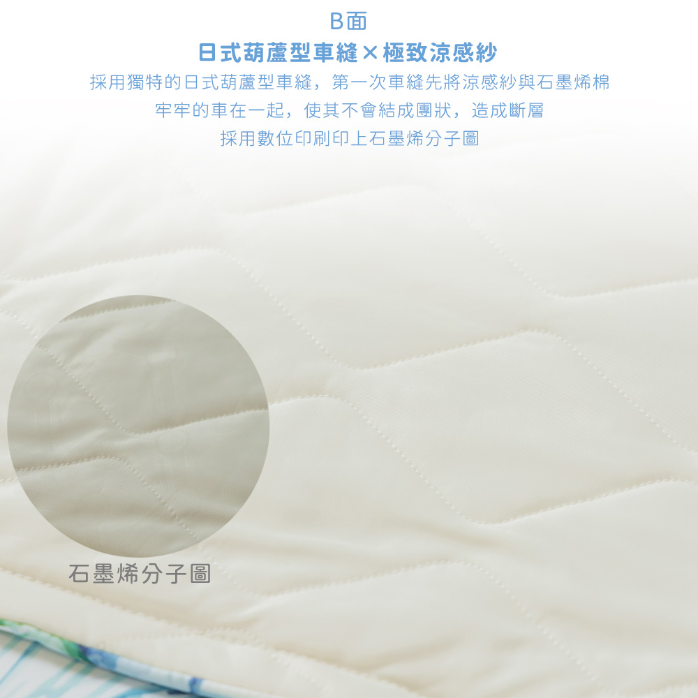 【日本旭川】極致雙面空調石墨烯被 石墨烯涼被 四季被 空調被 冷氣被 涼感被 棉被, , large