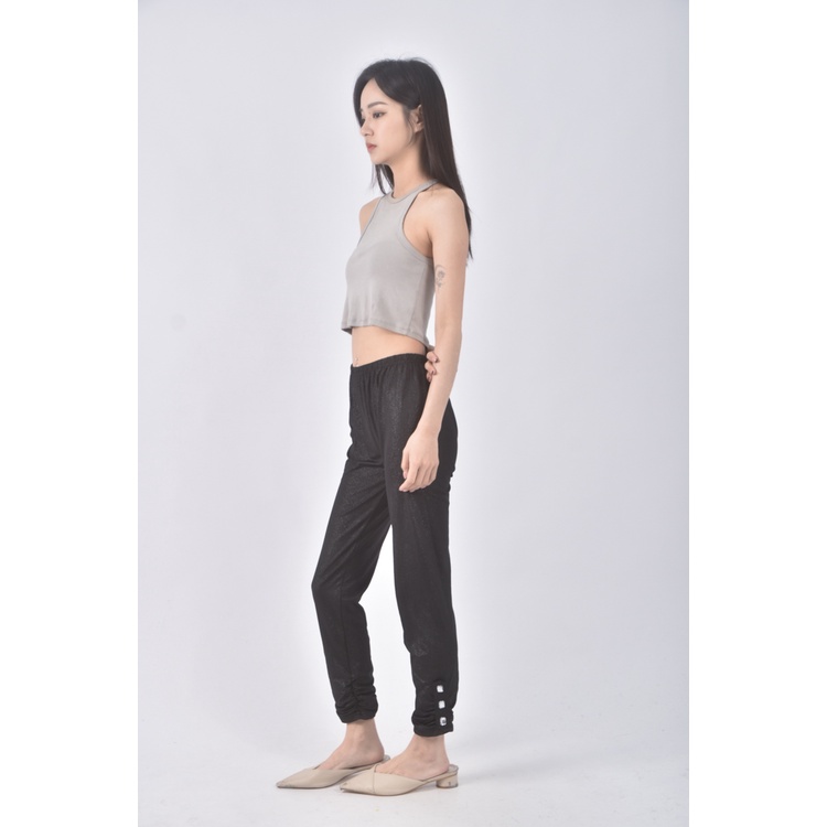 (S) jilli ko高腰黑色長褲二手衣, , large