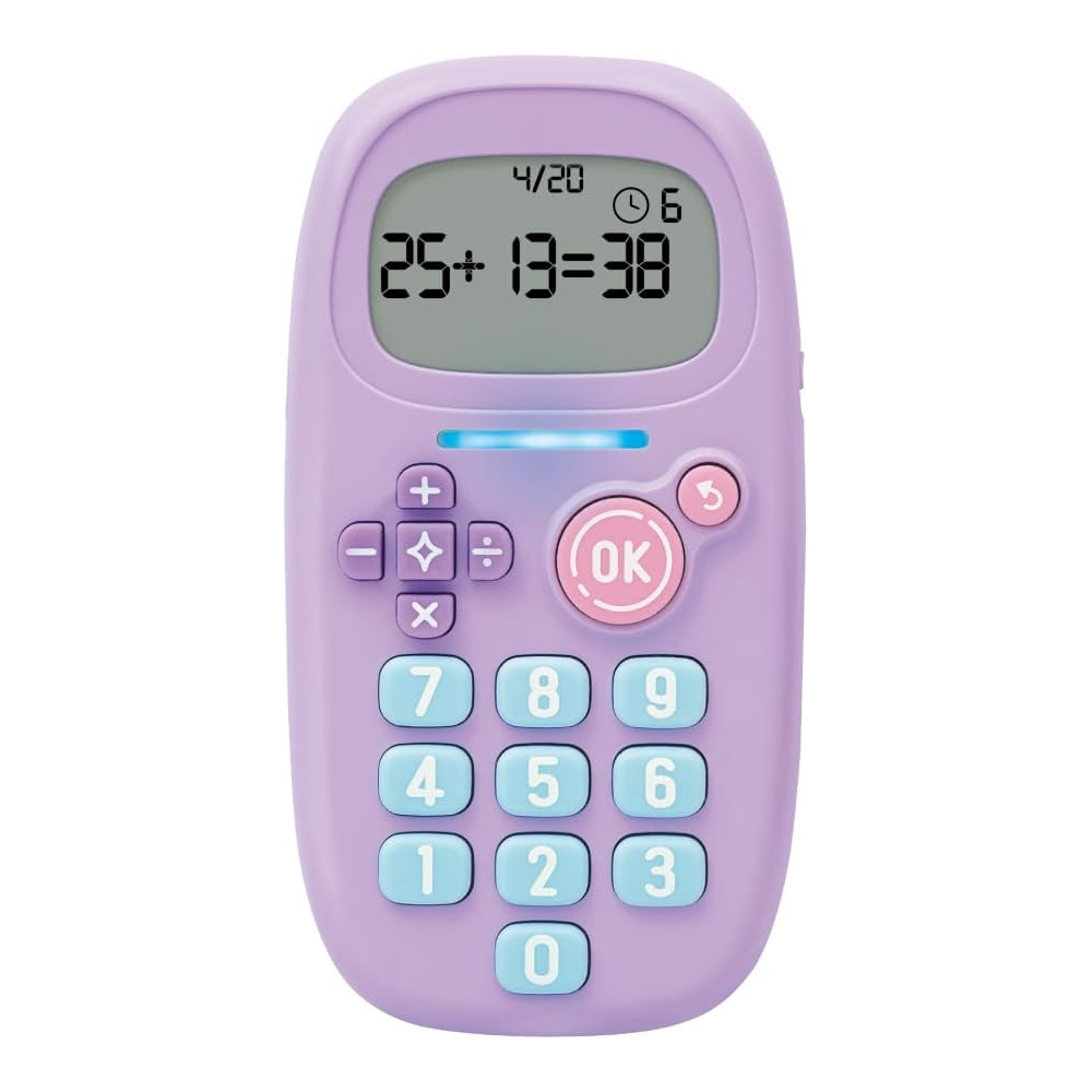 【龍品文創】日本SONIC GS-1139 5分鐘四則運算王 數數王本商品不含電池-紫色, , large