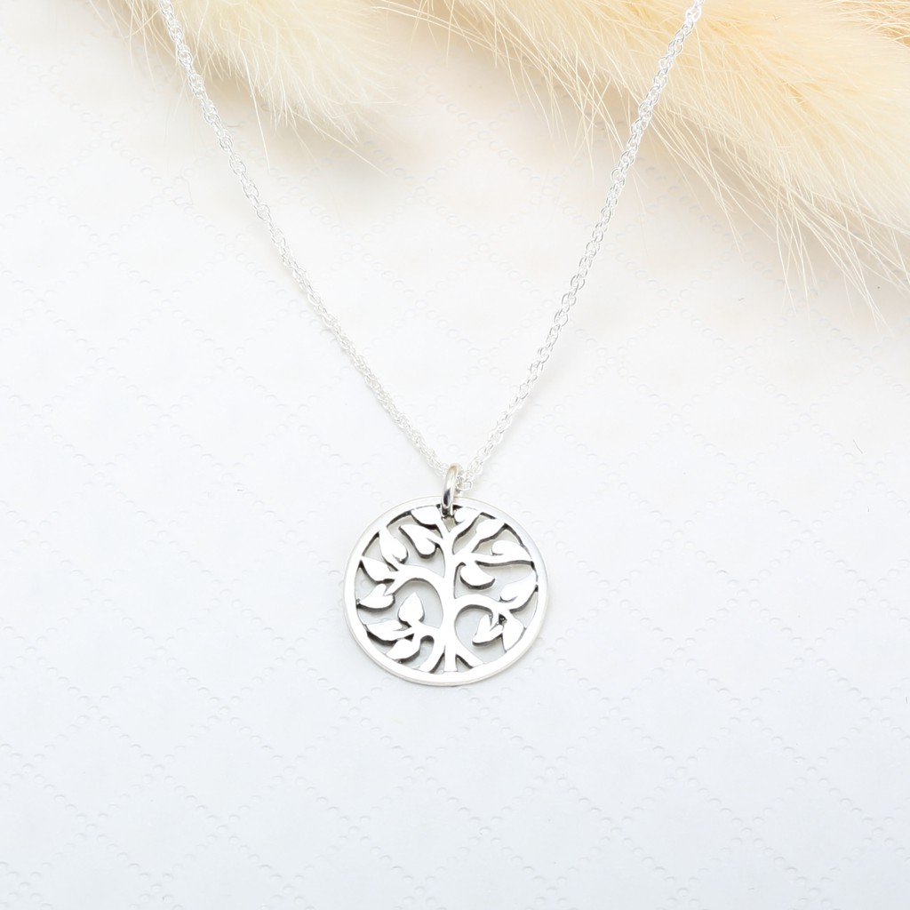【Angel & Me】Tree of Life s925 sterling silver necklace Birthday gift, , large