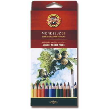 普思AP 【KOH-I-NOOR】水溶性色鉛筆(紙盒)套組12色 K3716, , large