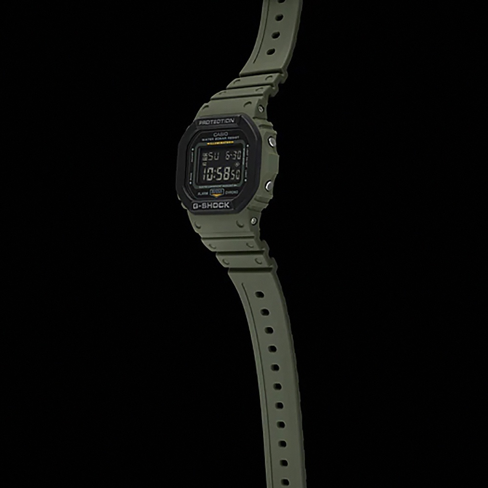 CASIO 卡西歐 G-SHOCK 軍事風手錶-軍綠 DW-5610SU-3, , large