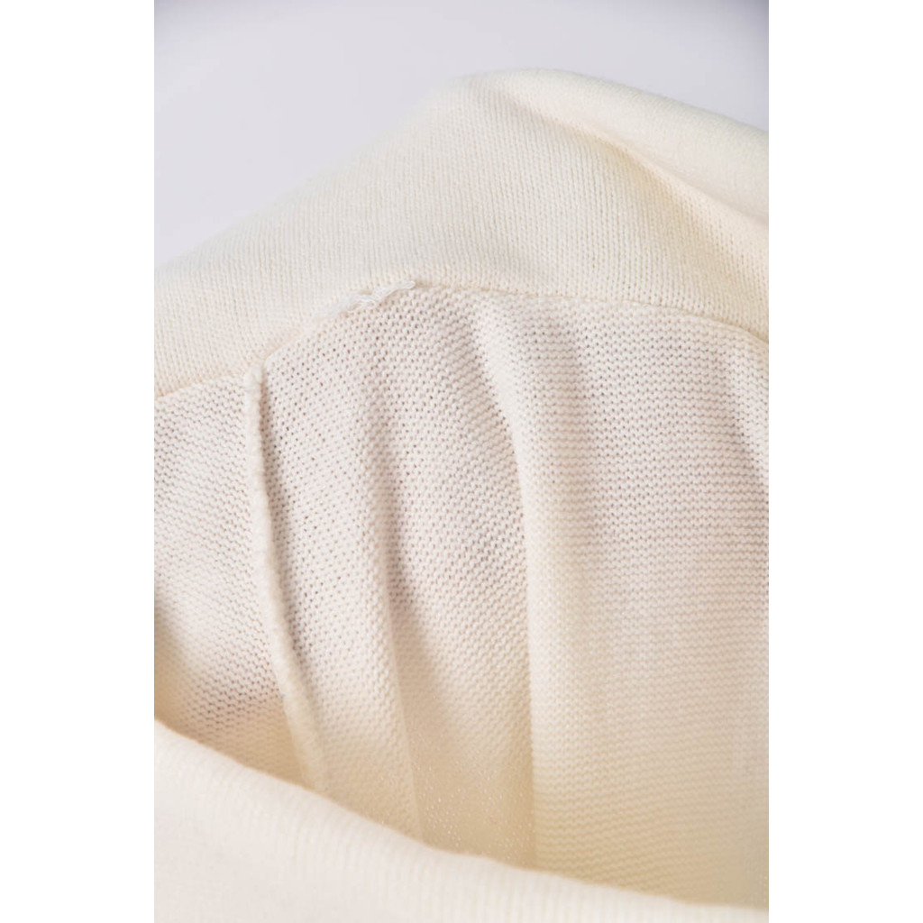 (S) 領口大白色毛衣二手衣, , large