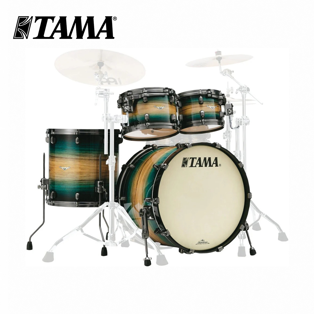 TAMA Starclassic Maple ME42TZUS-LEWB 四件式 爵士鼓組 綠煙燻胡桃木色【敦煌樂器】, , large