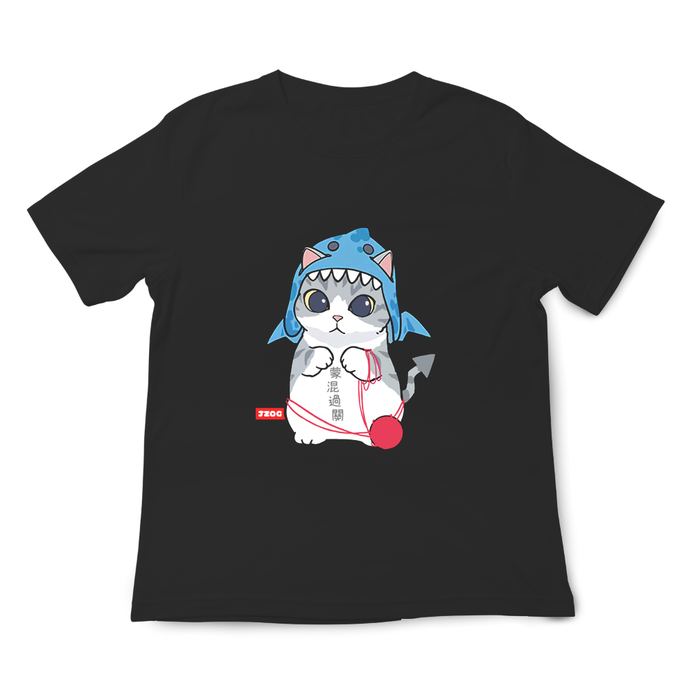 JZ TEE Cat-Bluffing Graphic Tee, , large
