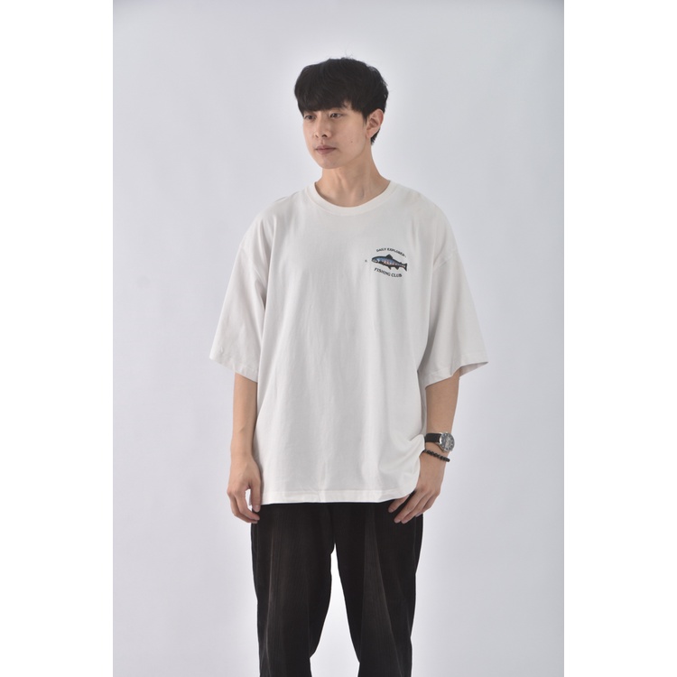 (XL) 【范姜彥豐私服】filter017男裝棉質純棉落肩白色短袖上衣二手衣, , large