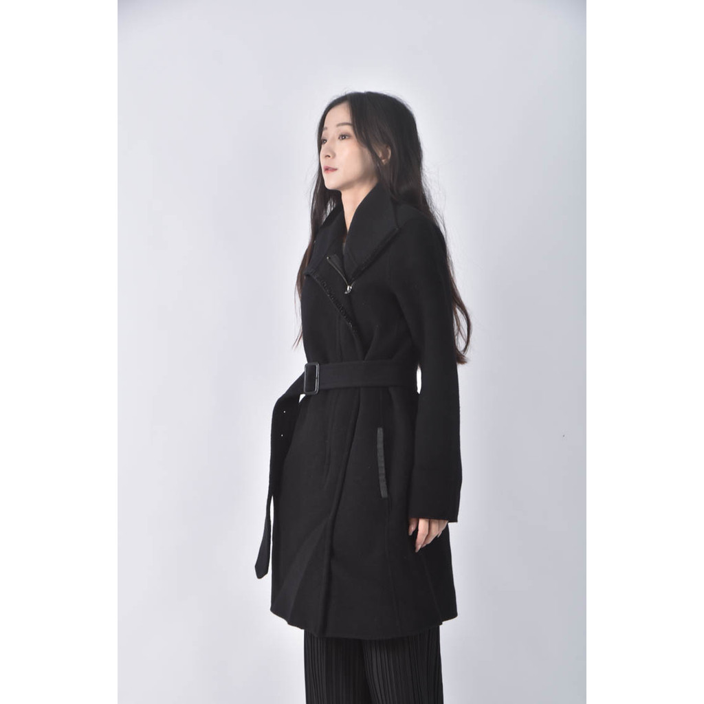 (S) 大衣黑色外套二手衣, , large