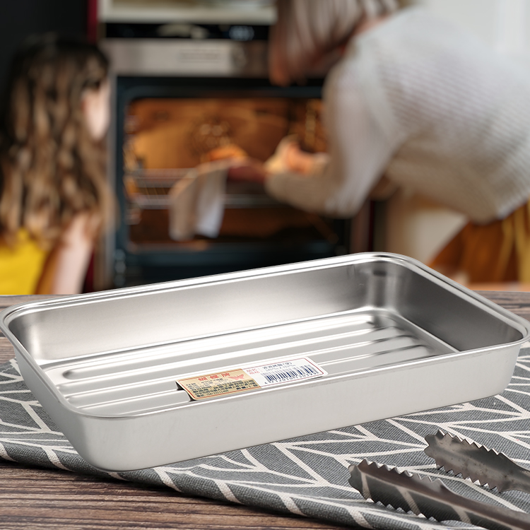 波浪型304不鏽鋼烤盤-深型-3入, , large