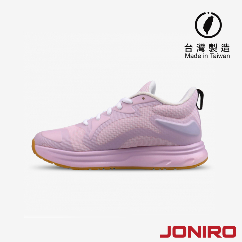 【JONIRO】100%MIT台灣製造 Buzzer 復古籃球鞋 低筒 緩震 耐磨 透氣 粉色 經典 運動 百搭 (男), , large