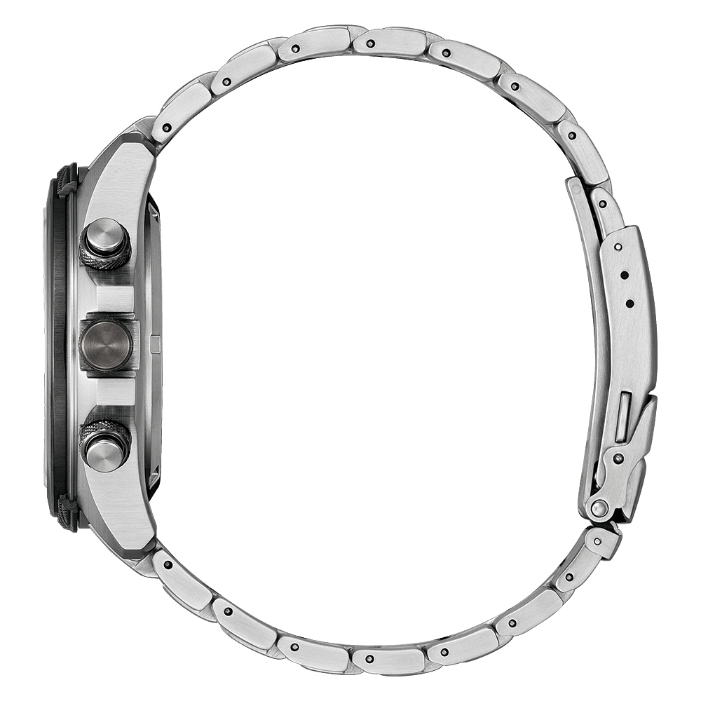 CITIZEN 星辰 Promaster 限量光動能液晶顯示手錶 JV1006-51L, , large