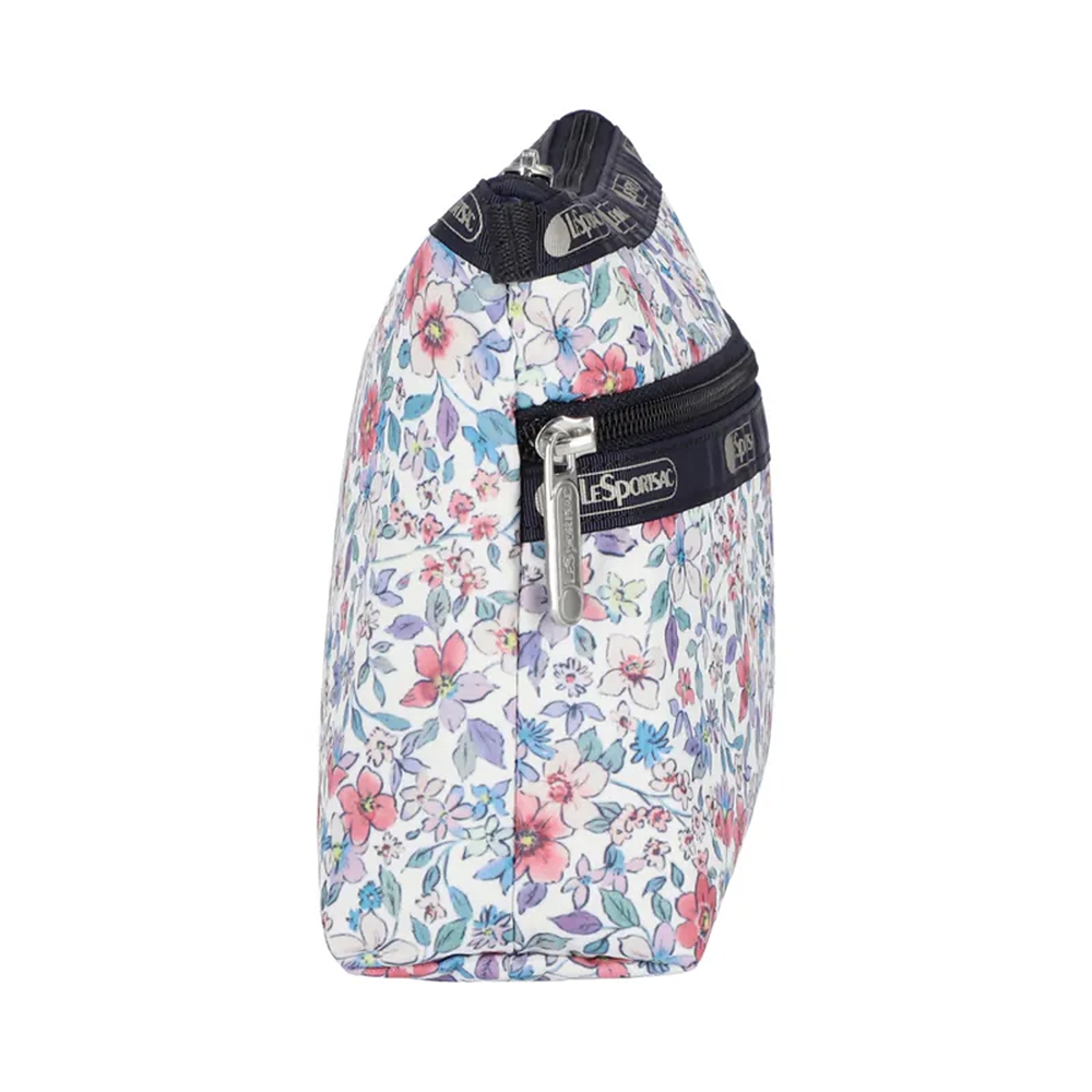 |快速出貨|Lesportsac Cosmetic Clutch 雙層拉鍊收納化妝包 - 織錦花語, , large